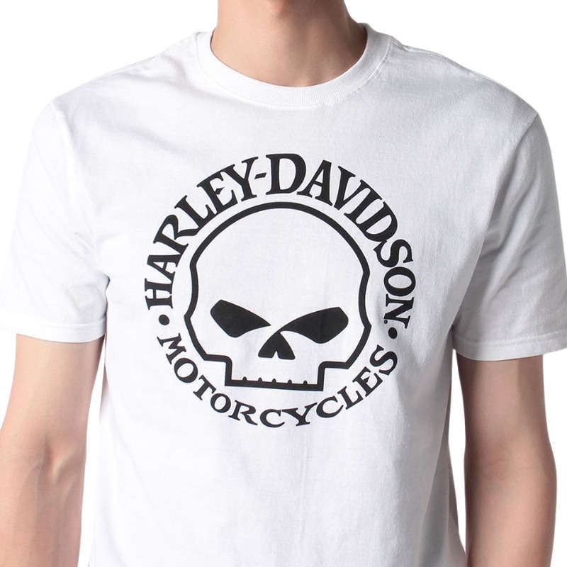 Men's Willie G Skull Tee - White - 3XL