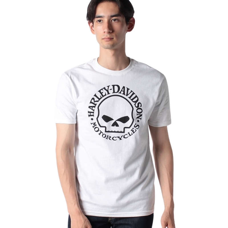 Men's Willie G Skull Tee - White - 3XL