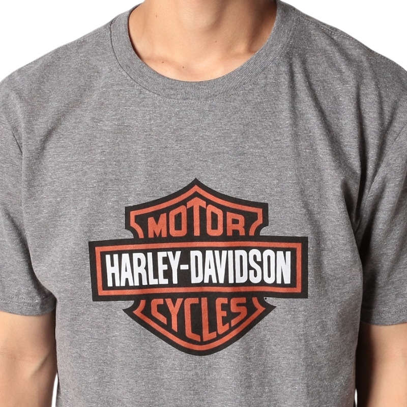 Men's Bar &amp; Shield Tee - Medium Heather Grey - M