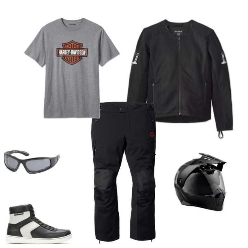 Men's Bar &amp; Shield Tee - Medium Heather Grey - M
