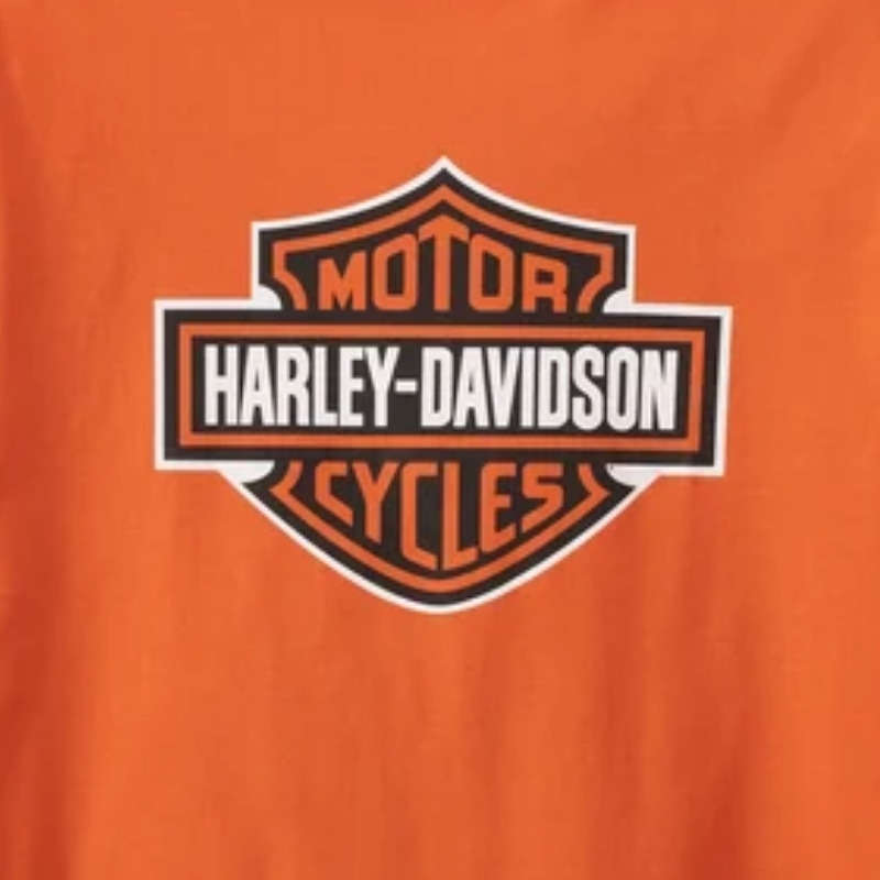 Men's Bar &amp; Shield Long Sleeve Tee - Vintage Orange - XL