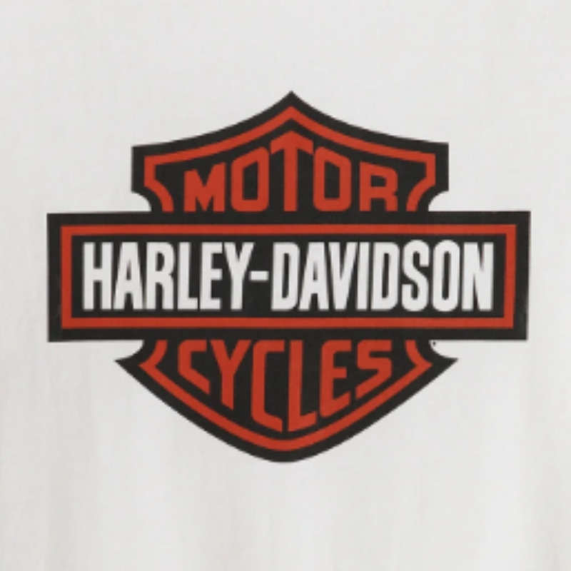 Men's Bar &amp; Shield Long Sleeve Tee - White - 4XL