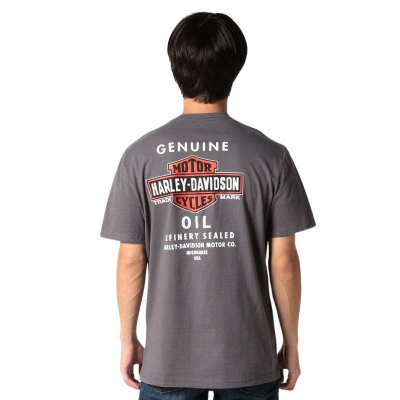 Men's Oil Can Tee - Blackened Pearl - L