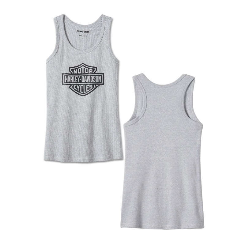 Women's Bar &amp; Shield Tank - Light Grey Heather - XL