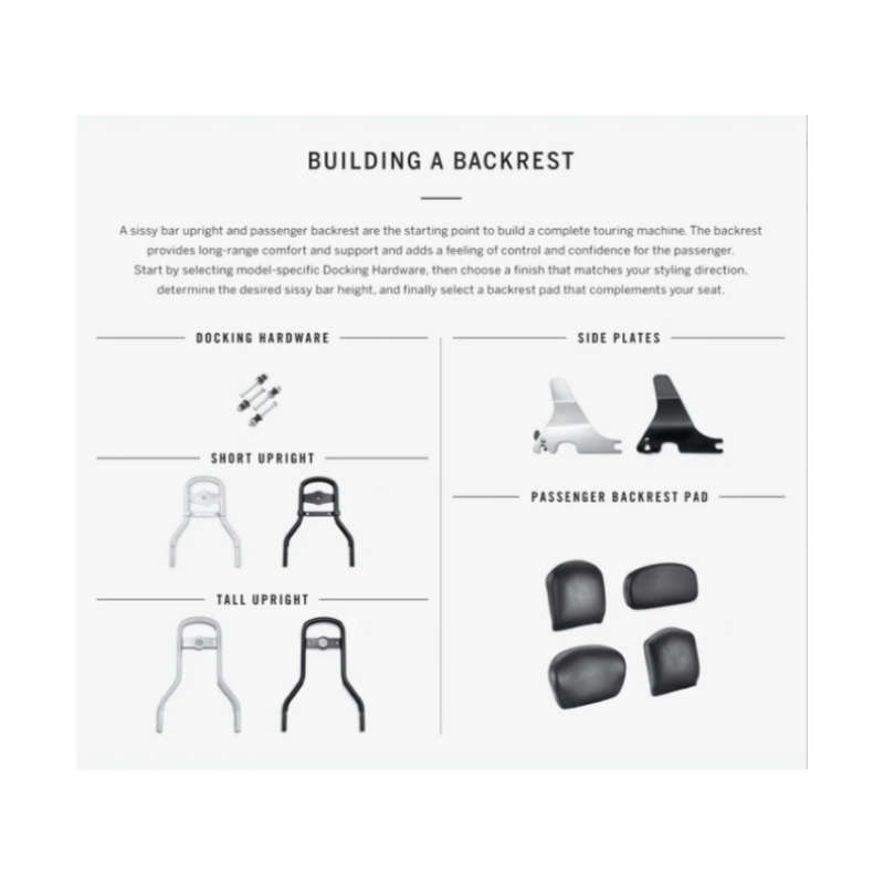 Fat Boy Bucket Low Backrest Pad