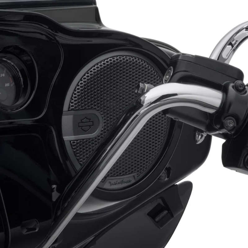 Audio powered by Rockford Fosgate - Stage I Fairing Speakers