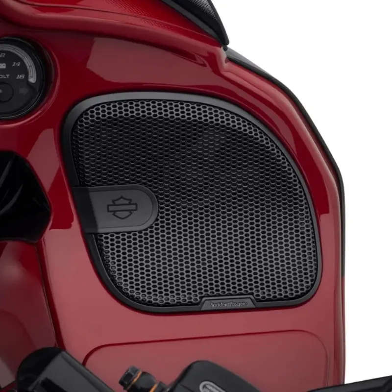 Audio powered by Rockford Fosgate - Stage I Fairing Speakers