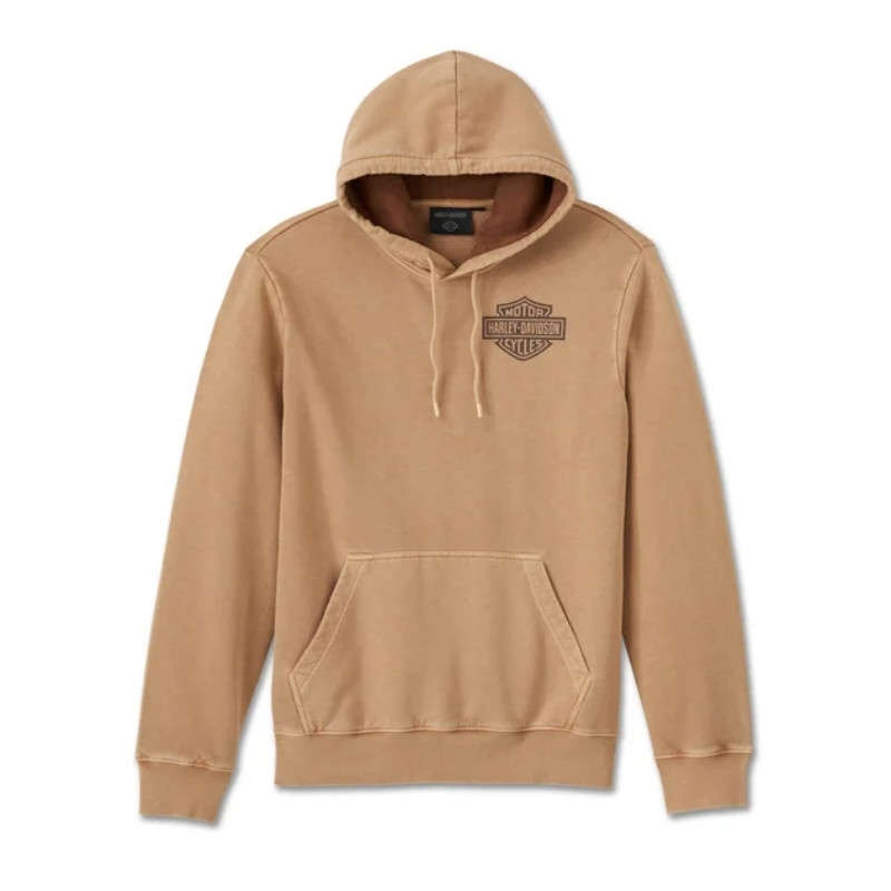 Eagle Soars Alone Slub Hoodie - 4XL