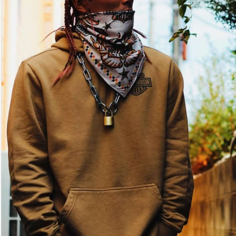 Eagle Soars Alone Slub Hoodie - 4XL