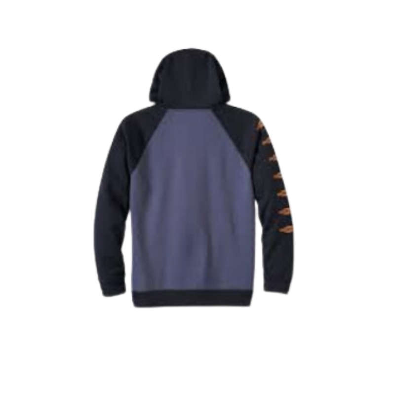 Men's Old English Stacked Bar & Shield Raglan Hoodie - M