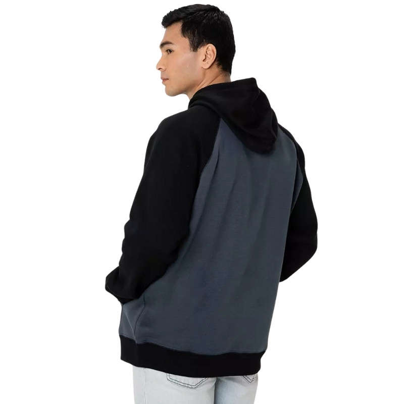 Men's Old English Stacked Bar & Shield Raglan Hoodie - M