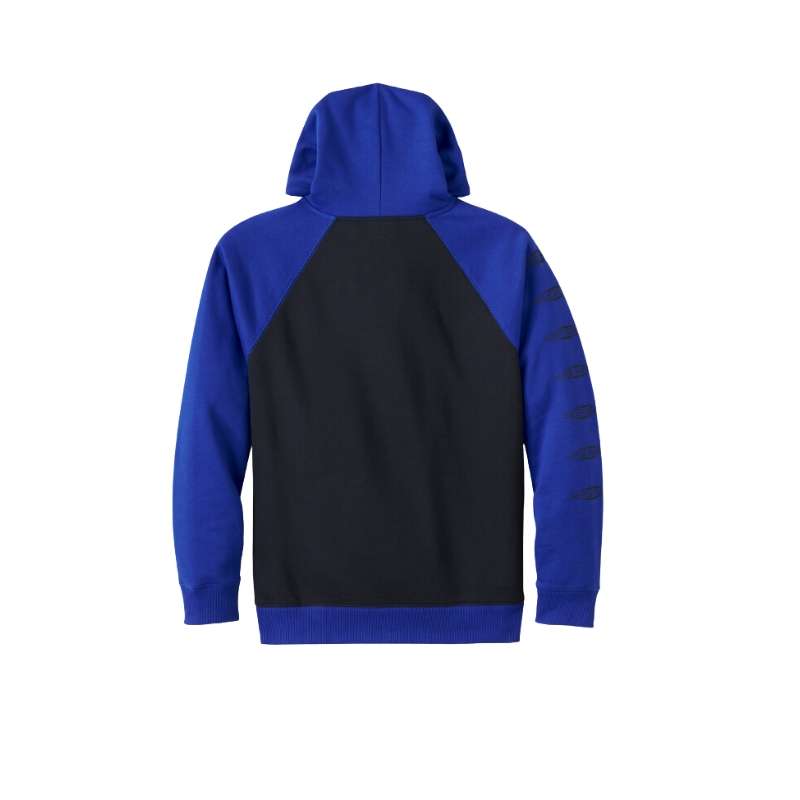 Men's Old English Stacked Bar & Shield Raglan Hoodie - 2XL