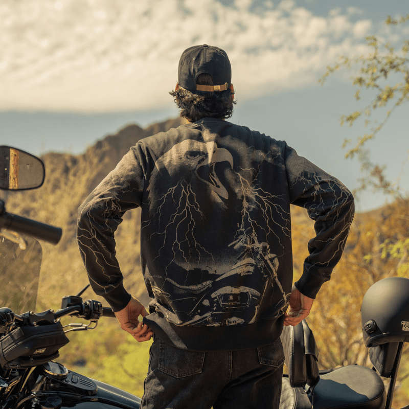 H-D Eagle Rider Crewneck - L