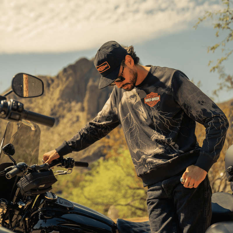 H-D Eagle Rider Crewneck - L