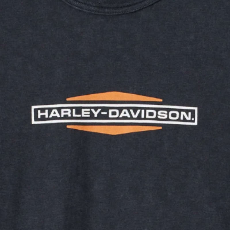 Men's Stacked Bar & Shield Slub Tee - M