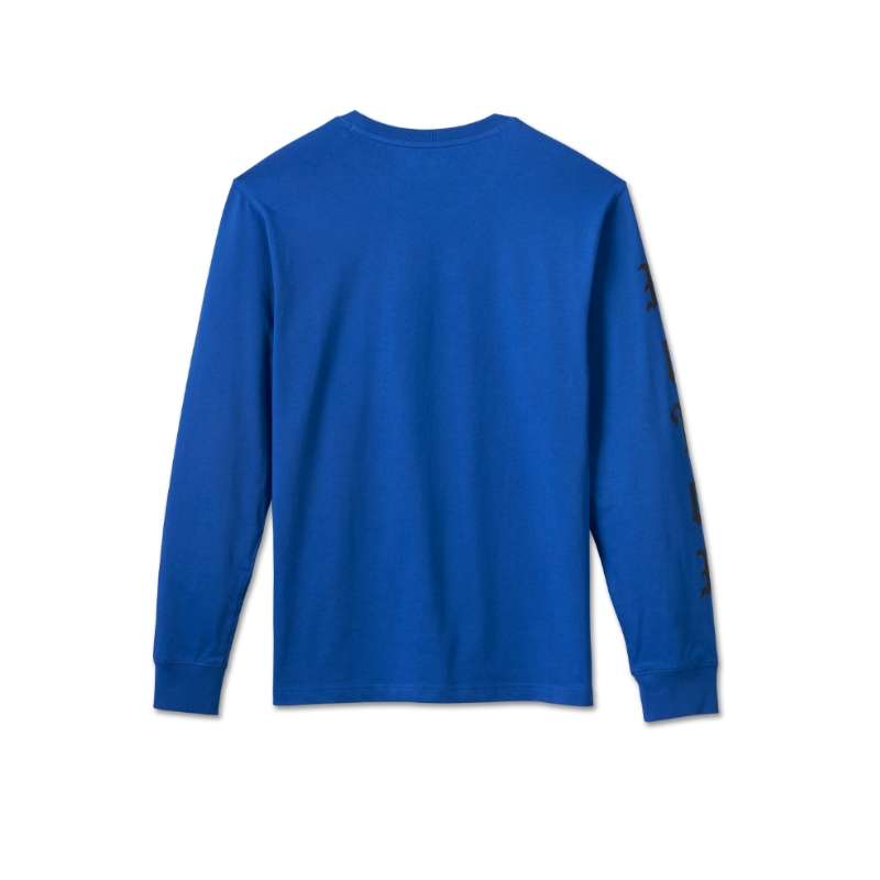 Men's Old English Stacked Bar & Shield Tee - Surf the Web - L