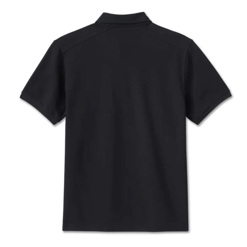 Stacked Bar & Shield Polo - L