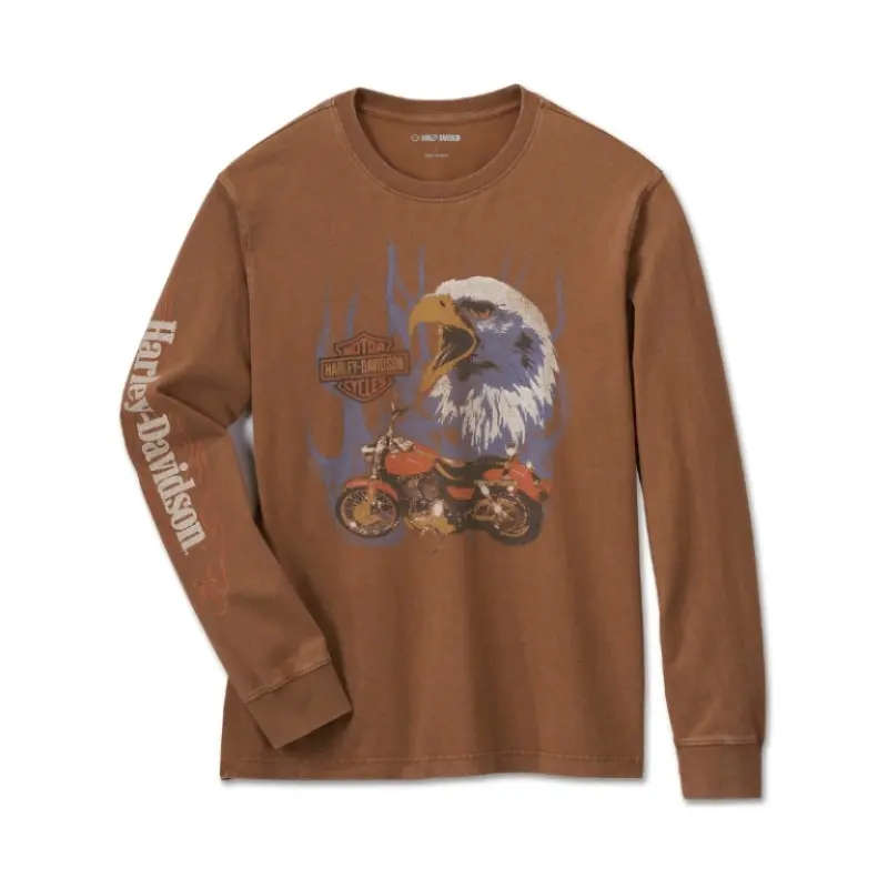 H-D Eagle Rider Long Sleeve Tee - M