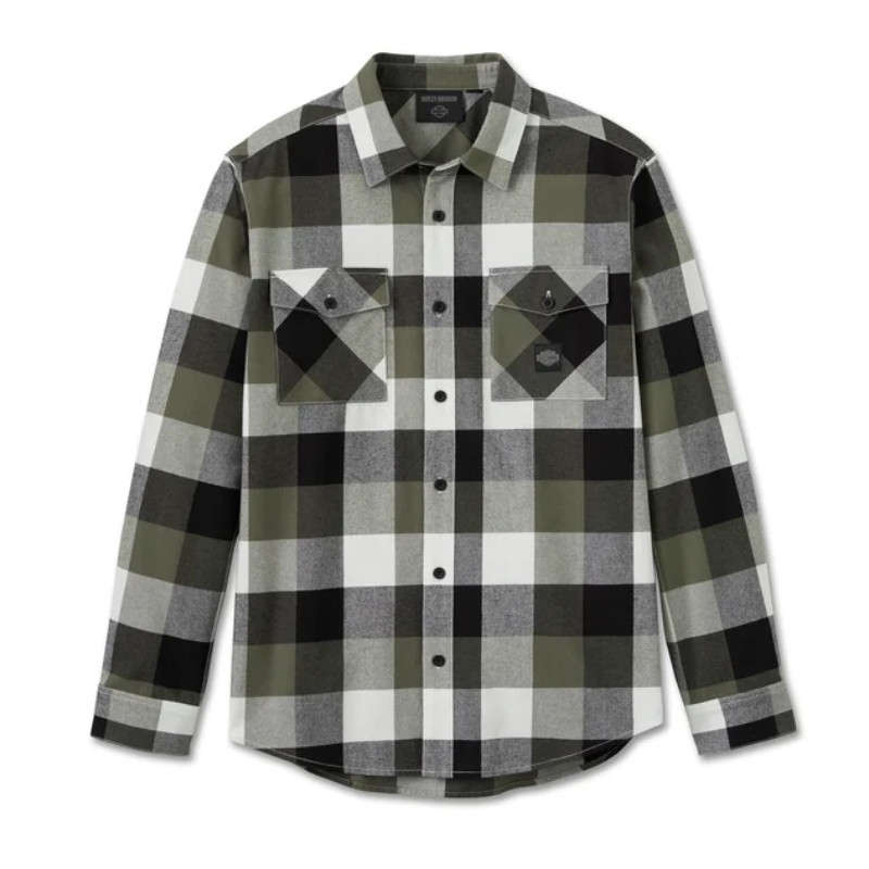 Essence Long Sleeve Flannel Shirt - XL