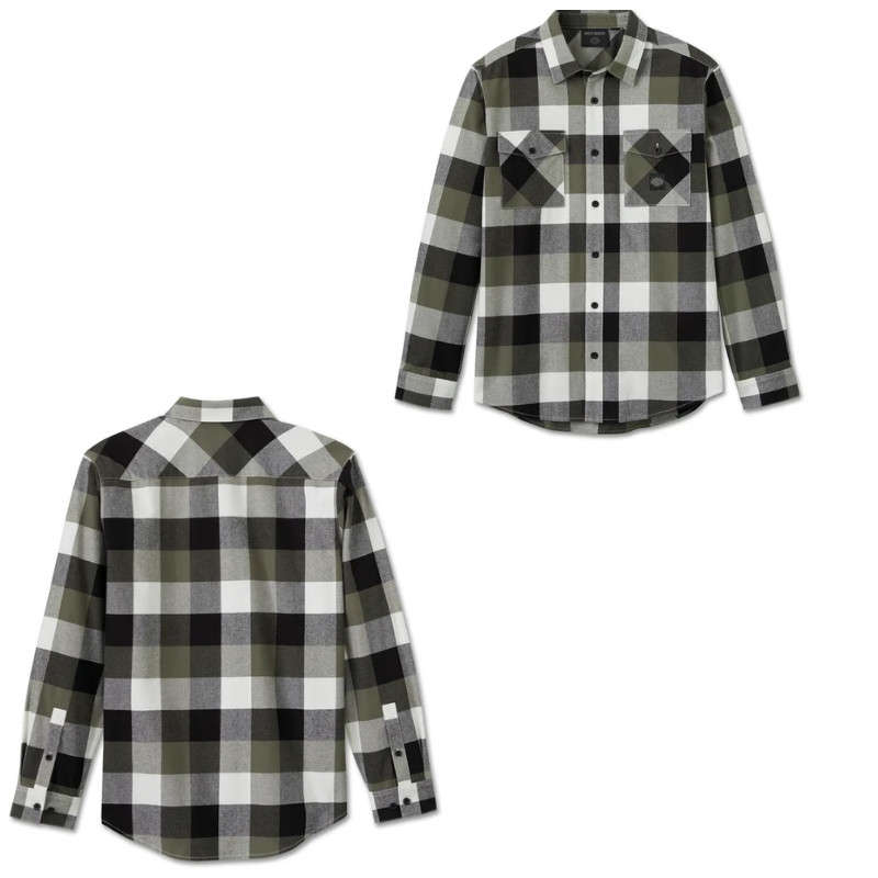 Essence Long Sleeve Flannel Shirt - XL