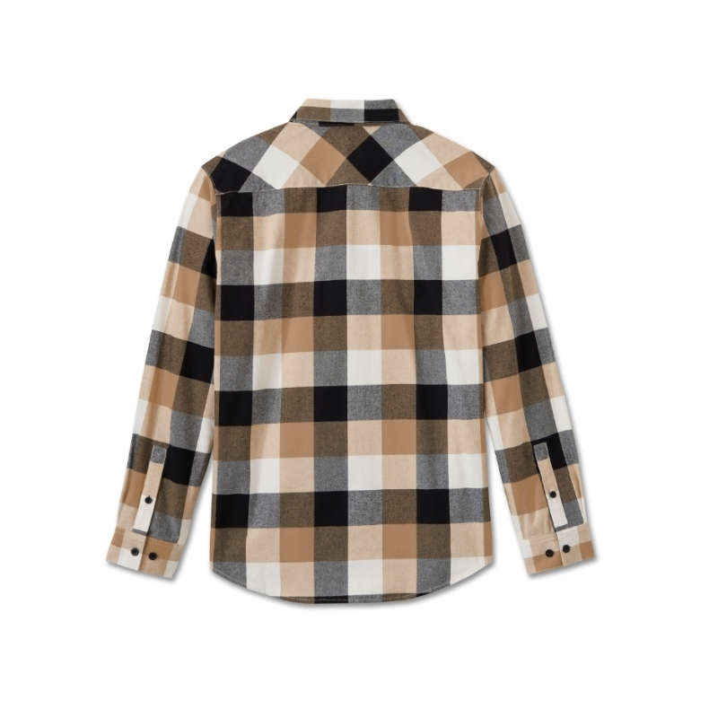 Essence Long Sleeve Flannel Shirt - M