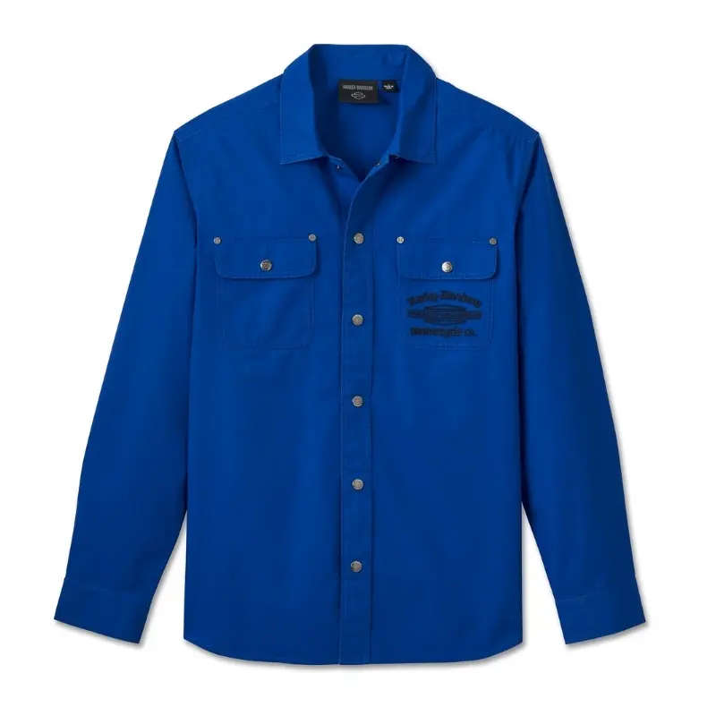 Men's Worker Long Sleeve Overshirt - 2XL