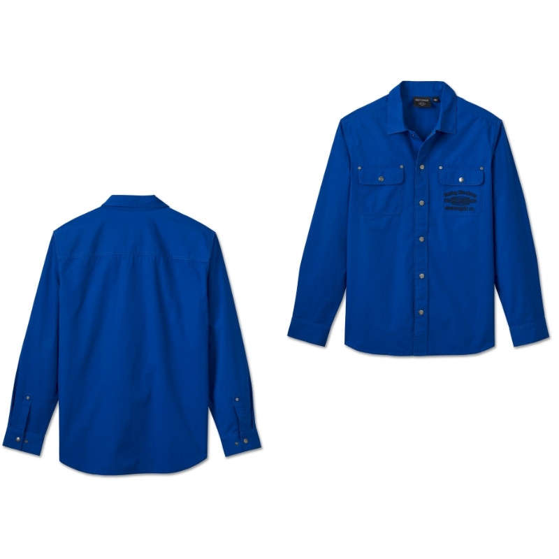 Men's Worker Long Sleeve Overshirt - 2XL