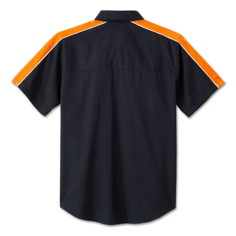 Men's Stacked Bar & Shield Long Sleeve Shirt - XL