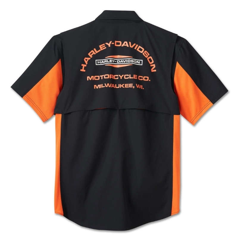 Men's H-D TECH Milwaukee Short Sleeve Shirt - S