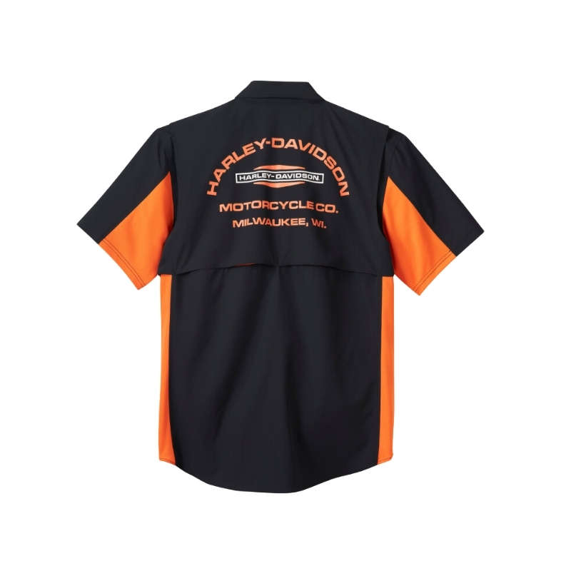 Men's H-D TECH Milwaukee Short Sleeve Shirt - S