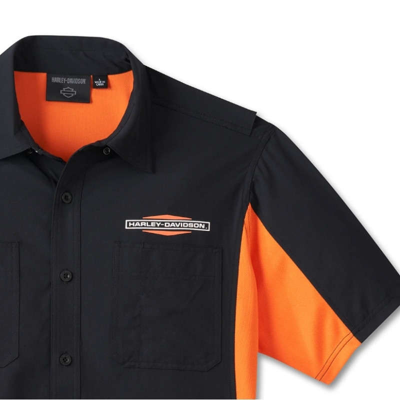 Men's H-D TECH Milwaukee Short Sleeve Shirt - S