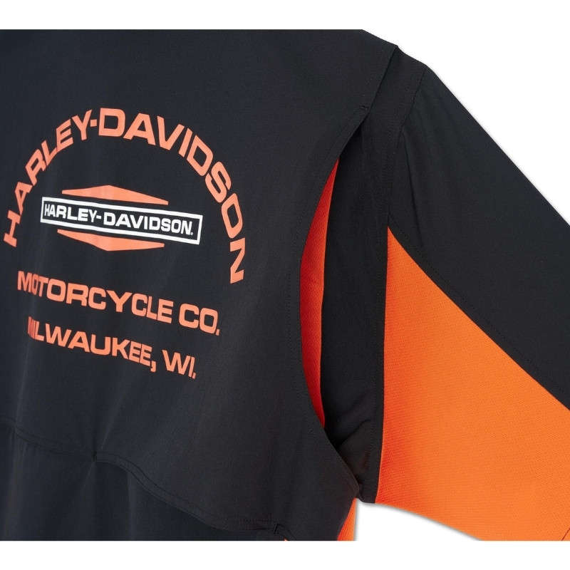 Men's H-D TECH Milwaukee Short Sleeve Shirt - S