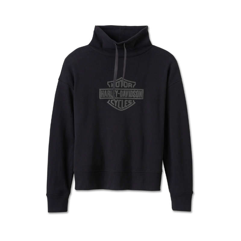 Women's Bar & Shield Funnel Neck Pullover - XL