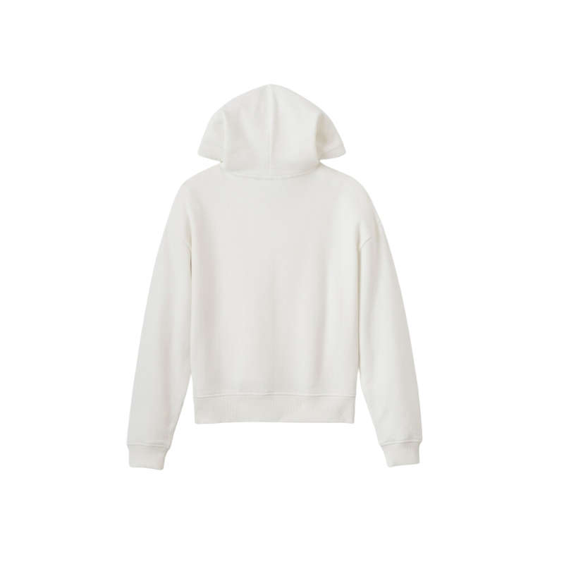 Women's Oversized Washed Bar & Shield Hoodie - M
