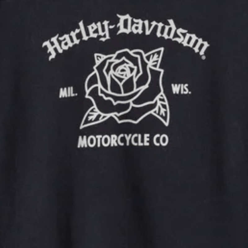 Women's Old English Rose Boxy Tee - M