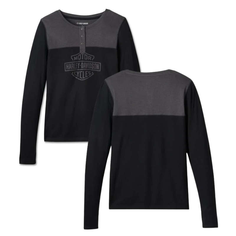 Women's Timeless Long Sleeve Henley - M
