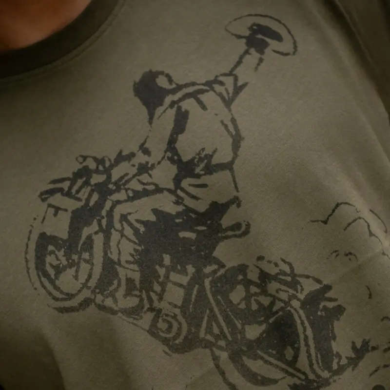 Cowboy Graphic Tee - M