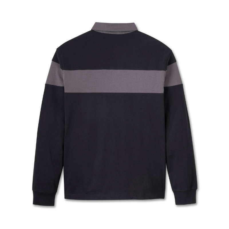Men's Bar & Shield Long Sleeve Polo - XL