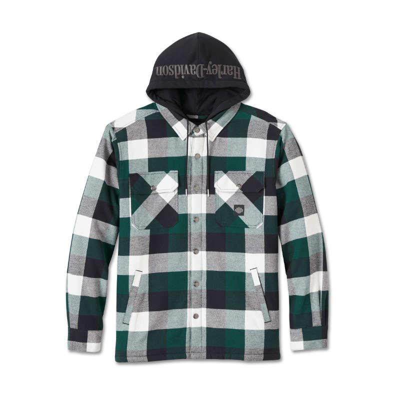 Traveler Hooded Shirt Jacket - M