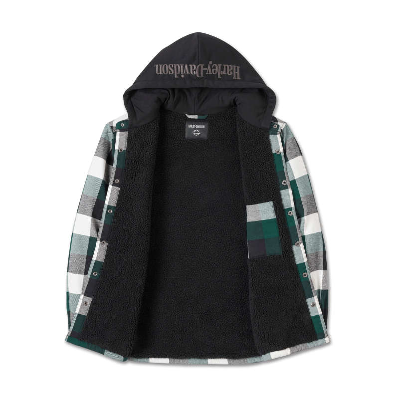 Traveler Hooded Shirt Jacket - M