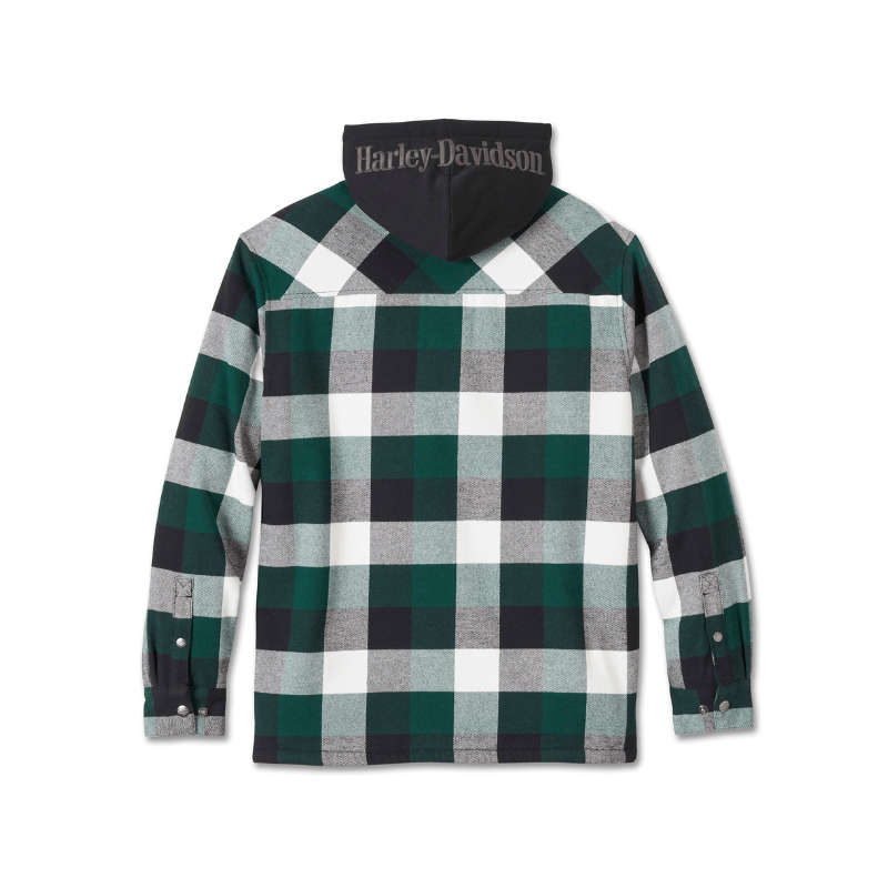 Traveler Hooded Shirt Jacket - M