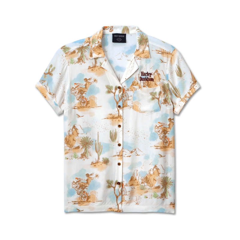 Women's Out West Printed Woven Shirt - XL