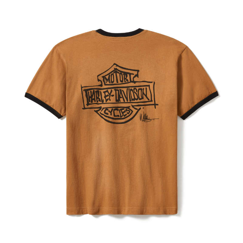 Willie G Sketch Art Ringer Tee - L