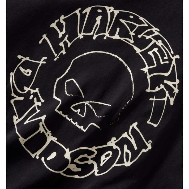 Willie G Circle Skull Sketch Art Muscle Tee - XL