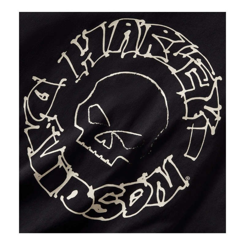 Willie G Circle Skull Sketch Art Muscle Tee - XL
