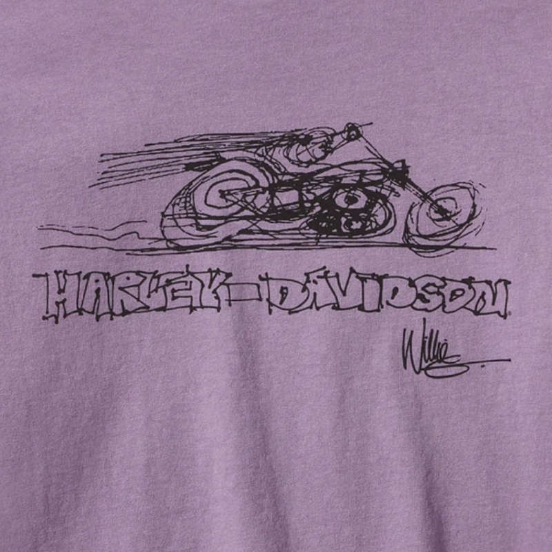 In the Wind Rider Sketch Art Boxy Tee - XS