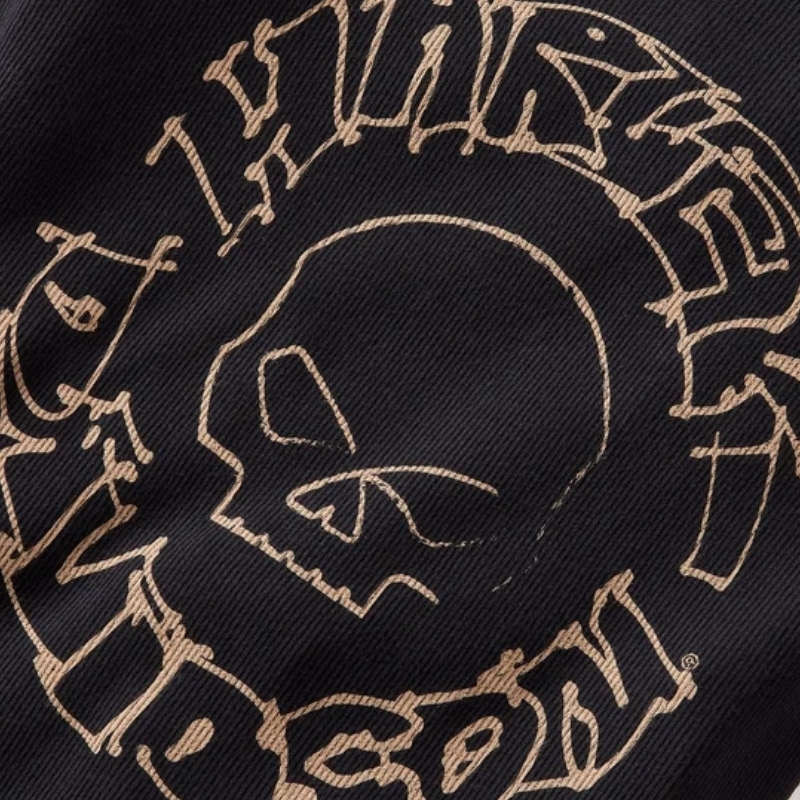 Women's Willie G Circle Skull Sketch Art Ribbed Tank - 2XL