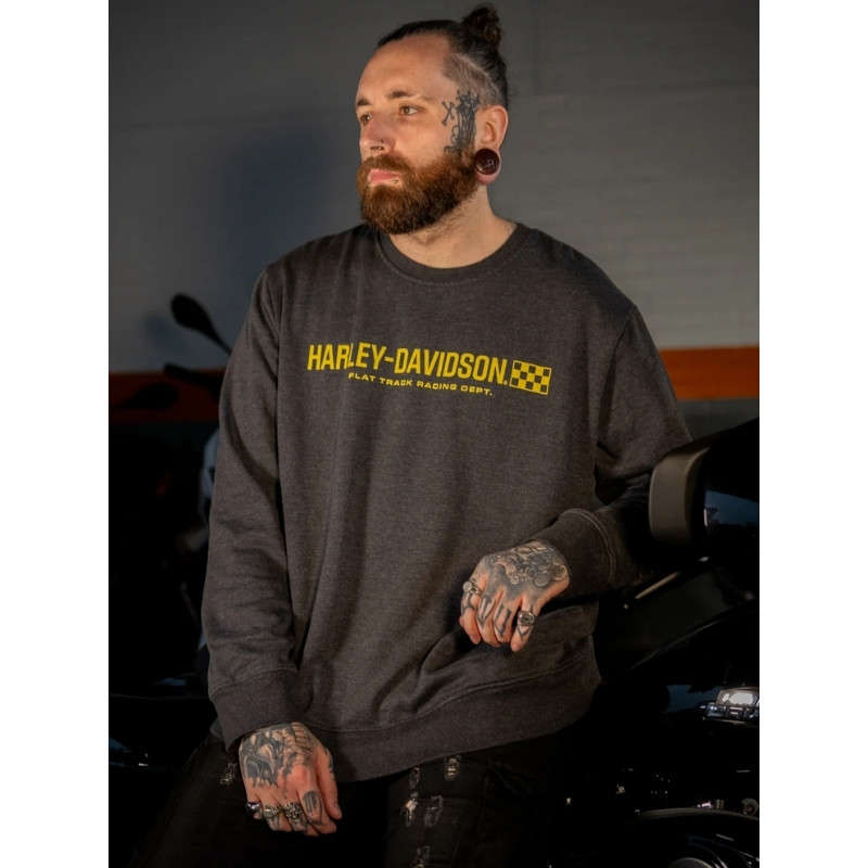 Men's Trophy Bar & Shield Crew Neck Sweatshirt - 4XL