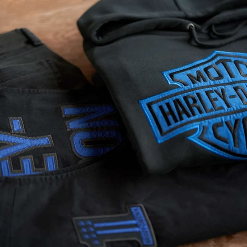 Men's Start Your Engines Bar & Shield Hoodie - S
