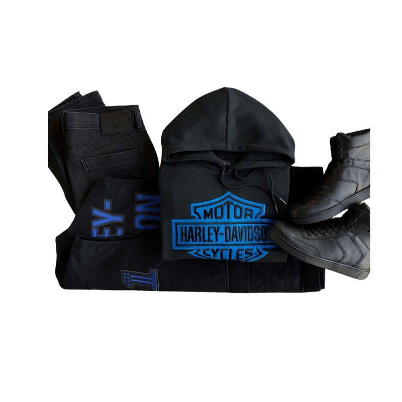 Men's Start Your Engines Bar & Shield Hoodie - S